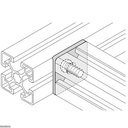 Radial compensation 45x45, grey